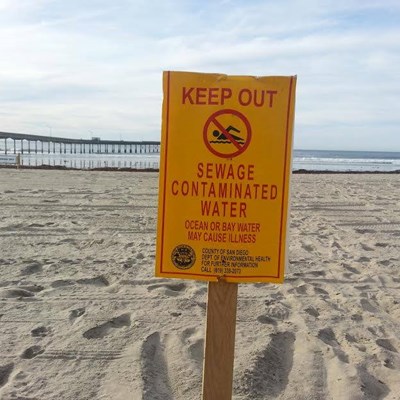 If you haven't heard yet, 22,000+ gallon sewage spill in our backyard. Stay out of the water. The smell has even made it into the shop :-(Go skate...