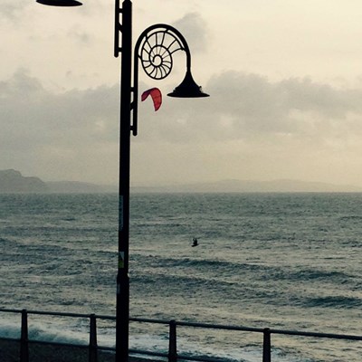 Great morning for kitesurfing, get out there!