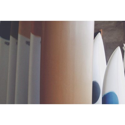 In the racks.#chipironsurfboards #logs #capbreton #workshop #france #freshies