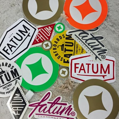 New Stickers #stickers #newstickers #Fatum #Fatumsurfboards #peniche  We will include them in every order. When you are in the neighborhood just drop by and pick a few.