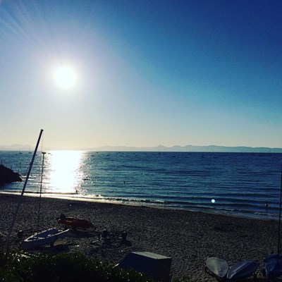 Wind has dropped out, still a little lumpy but a cracker all the same #abersoch #beachlife #northwales #surf #sea #boating #abersochwatersports