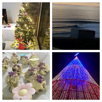 We wish you all a merry Christmas and hope you enjoy some good times wherever you are. Sending you some lights, home made konfekt and some solid waves from over here