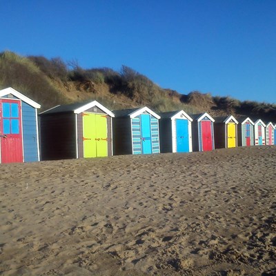 love the fact that our beach huts are still up in mid november, it's a reminder of a great summer and a promise of another to come!