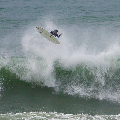 Just another wave for Harvey taken at Polzeath