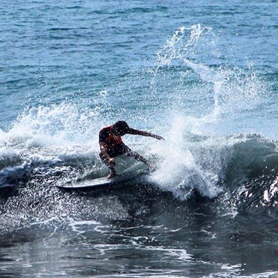 Liam Jolly surfing his way to the Semis of the Costa Rica Open Pro