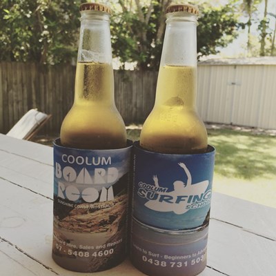 New in store today! #christmas #gift idea. We all need a cold beer over #summer so let us keep them cool with our exclusive coolers here at @coolumsurfschool and @coolumboardroom stocking stuffers get in quick they won't last long #thisisqueensland #coolum