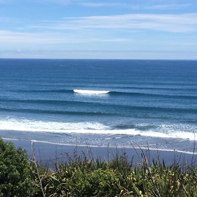 Back beach 2ftn glassy, 2 out, lowish tide.looking ok but not breaking right really. Shud improve with the tide.