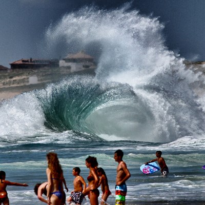 Fin mai 2012...backwash à la gravière et tout le monde barbotte en maillot...concentrez vous bien sur le retour du soleil...à plusieurs on peut le faire revenir