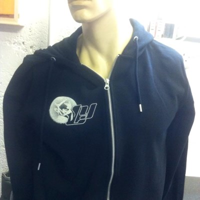 LY Surfboards zip hoodies arriving at the factory this week
