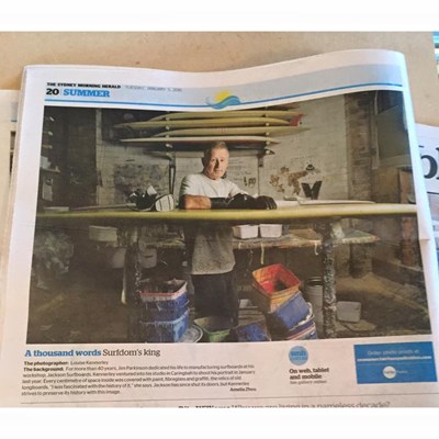Jimmy Parko in todays paper The Sydney Morning Herald thanks very much Louise Kennerley lovely meeting you and seeing this there is a touch of sadness that the shop is no longer
