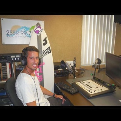 Jordan Widenstrom just about to be interviewed on 2ssr check out their Facebook page for a terrific half an hour chat.  Jordan not only our Teamrider and a talented surfer but a really nice guy as well