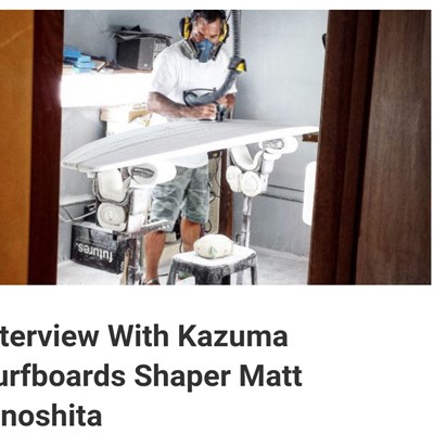 http://www.thesurfboardproject.com/interview-with-kazuma-surfboards-shaper-matt-kinoshita/