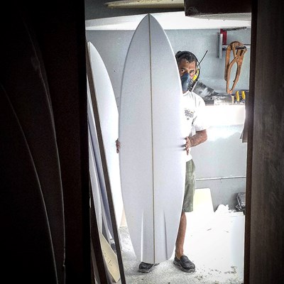 Winter came too early this season, my futuristic shortboard testing was almost complete when the waves said 