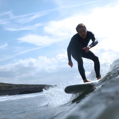 Some of Team Shore headed to Croyde at the weekend and scored some fun waves. Here's Henry enjoying testing the Channel Islands Average Joe in TLPC. Board is available to Demo instore now.  Channel Islands Surfboards Surf Commission - Surftech UK