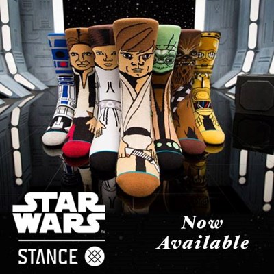 Star Wars X Stance Available now at Shore. Super Limited Edition Sock Collaboration. Shop now http://www.shore.co.uk/stance.html #theuncommonforce #theuncommonthread