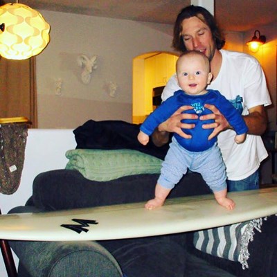 Nothing like your first ride on a MM surfboard! #surfboardsbymattmoore #startumyoung #rincondesigns