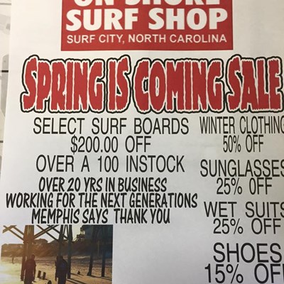 3 day sale going on this weekend