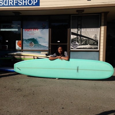Reese with his new 9' 6