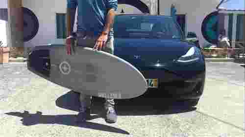 Testing a Tesla Model 3 - Is it for Surfers?